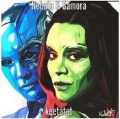 Gamora & Nebula (10X10)
