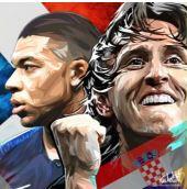 Mbappe & Modric Soccer (10X10)