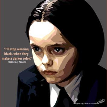 Wednesday Adams_Adams Family (10X10)