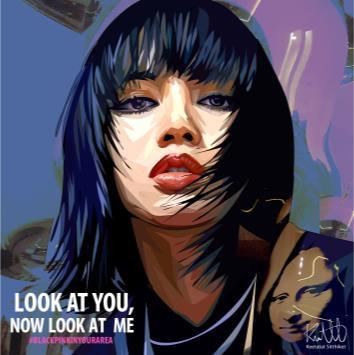 Lisa Ver2 Blackpink Pop Art (10X10)