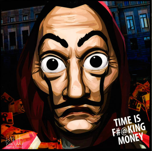 La Casa De Papel,(10X10) Pop Art