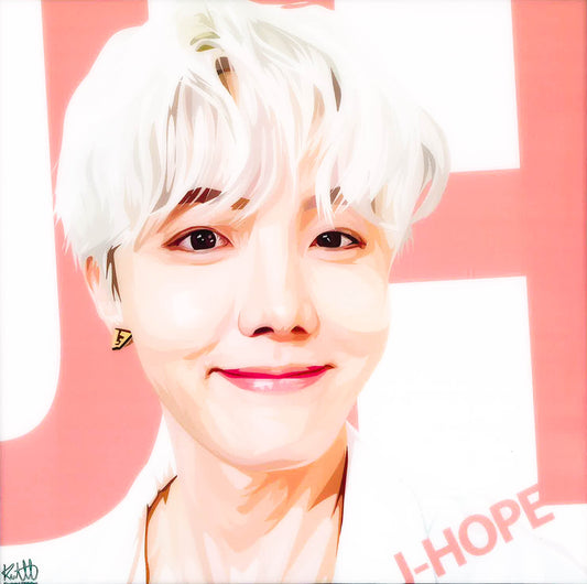 BTS J Hope Pop Art (10'X10')