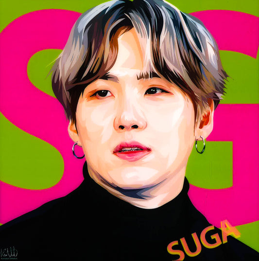 BTS Suga Pop Art (10'X10')