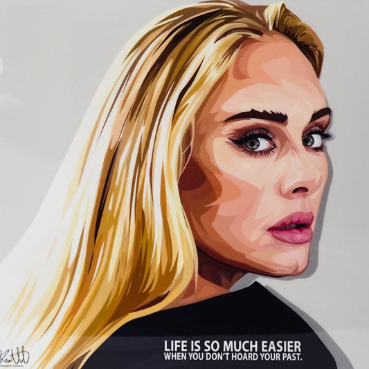 Adele Ver2: Life Is So Much Pop Art Medium (20'X20')