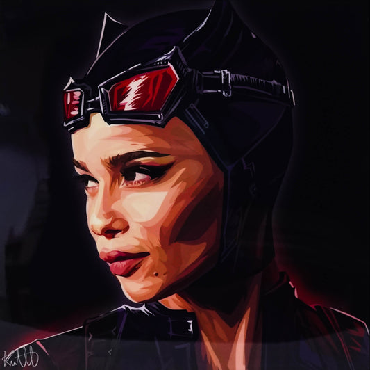 Cat Woman Pop Art Medium (20'X20')