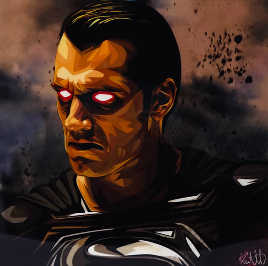 Superman Ver. 3 Pop Art Medium (20'X20')