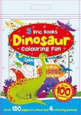 3 Epic Books Dinosaur Colouring Fun