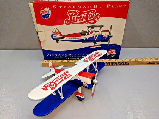 Pepsi 1929 Travel Air Model R Airplane Bank #00340