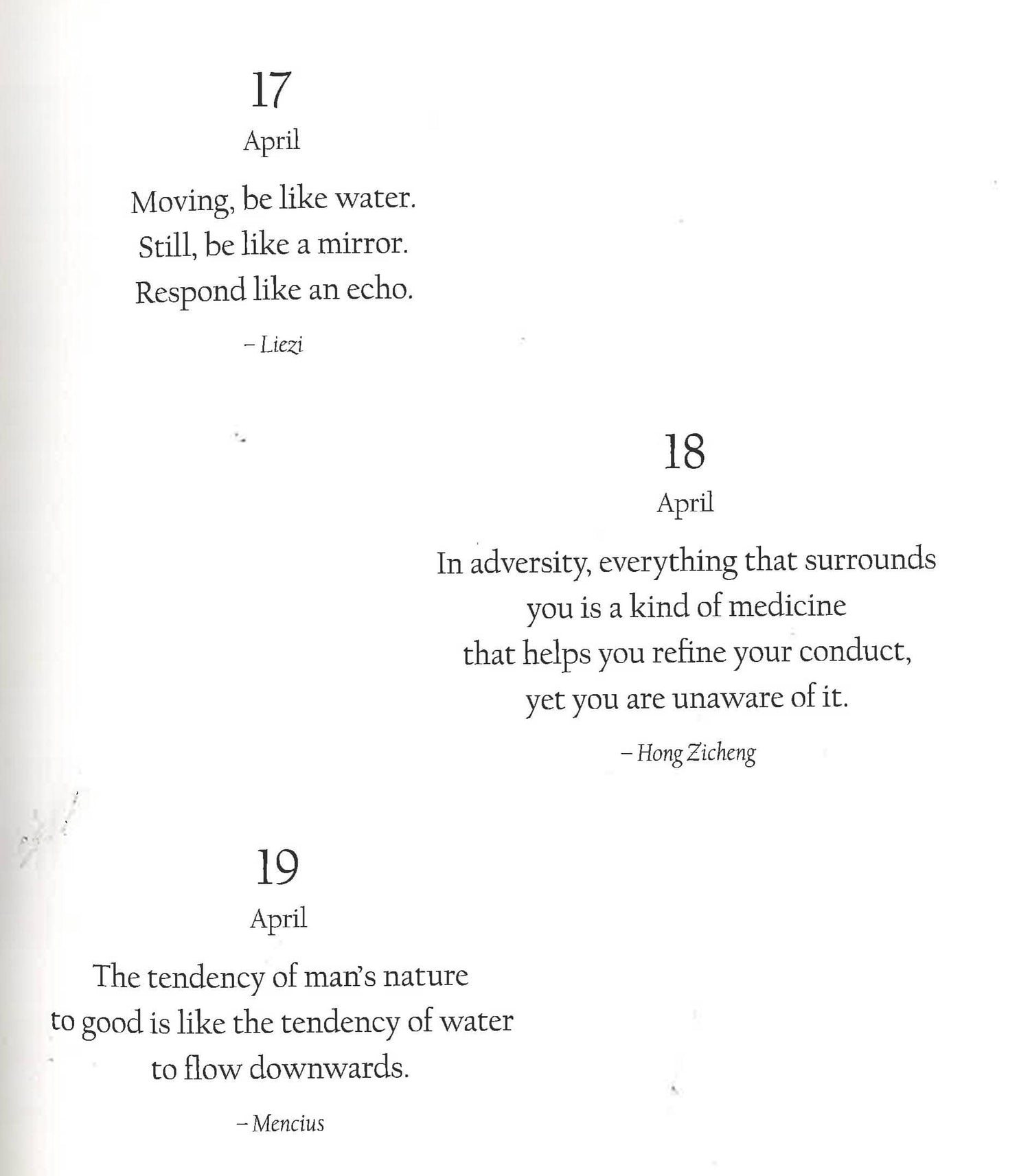 365 THOUGHTS OF PEACE FROM EASTERN WISDOM