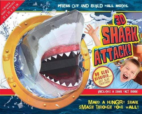 3D Shark Attack!: Make a Hungry Shark Smash Through Your Wall