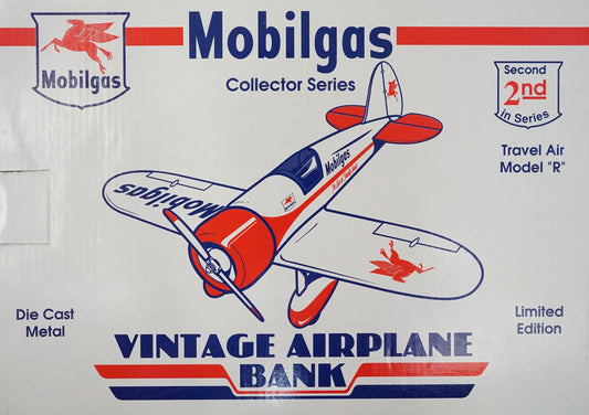 Mobilgas Collector Series- Vintage Aiplane Bank
