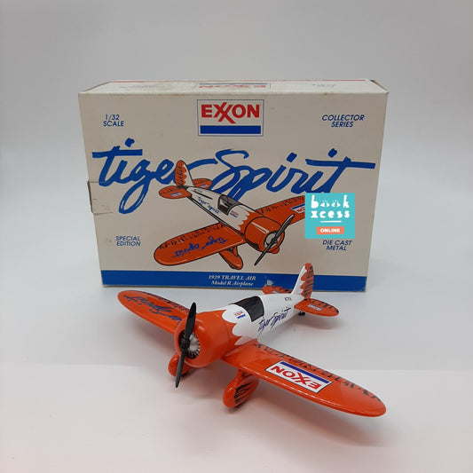Exxon Tiger Spirit 1929 Travel Air Model R Diecast Airplane Bank