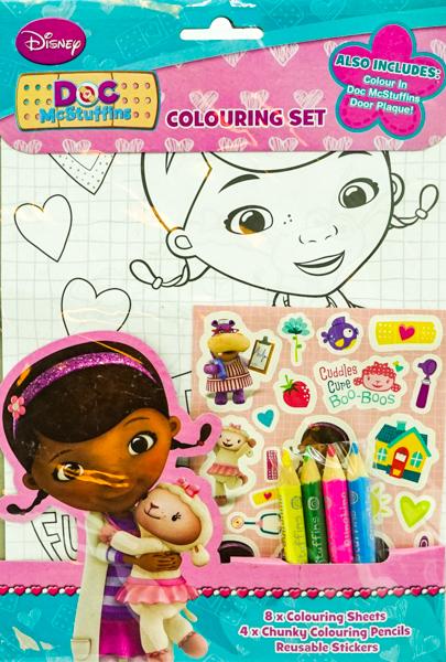 Doc Mcstuffin: Colouring Set
