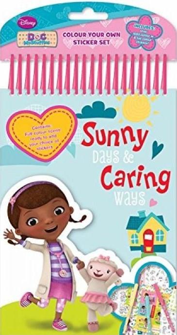 Doc Mcstuffin-Colour Your Own Sticker Set: Sunny Days & Caring Ways