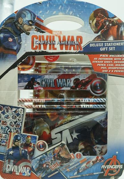Civil War Captain America: Deluxe Stationery Gift Set