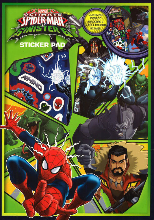 Ultimate Spider-Man Vs Sinister 6 - Sticker Pad