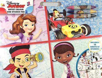 Disney Junior Artist Colour And Sticker Pad