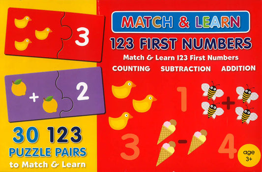 Match & Learn 123 First Numbers