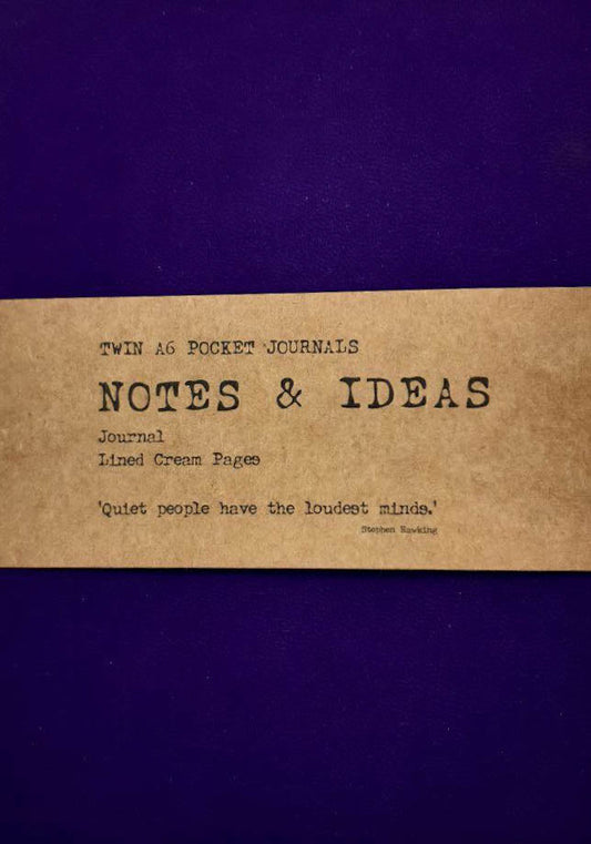 Pocket Journal: Purple & Jade Green (Twin Pack)