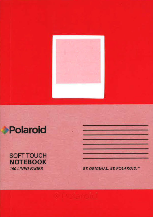 Polaroid: Soft Touch Notebook (Red)