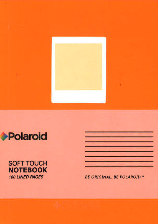 Polaroid: Soft Touch Notebook (Orange)