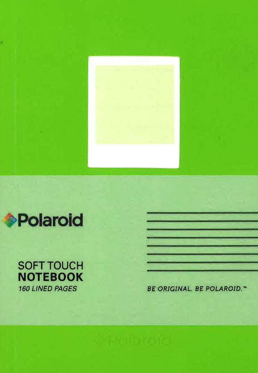 Polaroid: Soft Touch Notebook (Light Green)