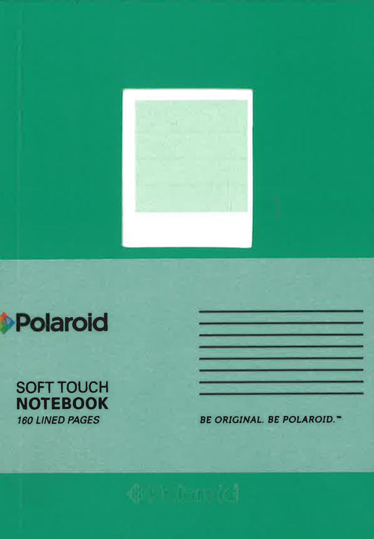 Polaroid: Soft Touch Notebook (Turquoise)