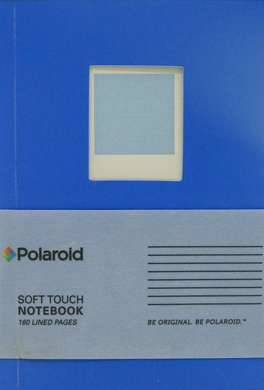 Polaroid: Soft Touch Notebook (Blue)