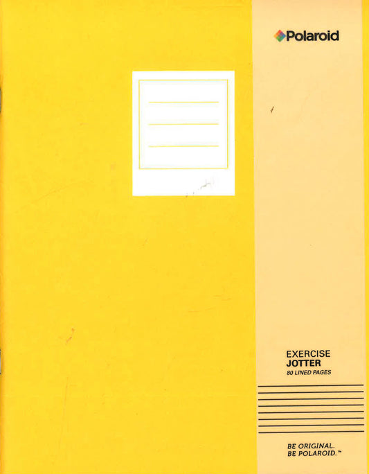 Polaroid: Exercise Jotter (Yellow)