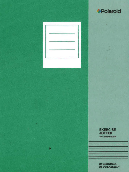 Polaroid: Exercise Jotter (Dark Green)