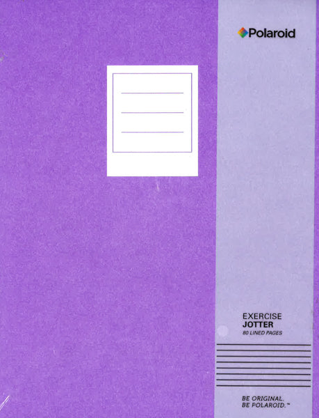 Polaroid: Exercise Jotter (Purple)