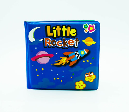 Little Rocket Bath Book And Foam Sticker Set