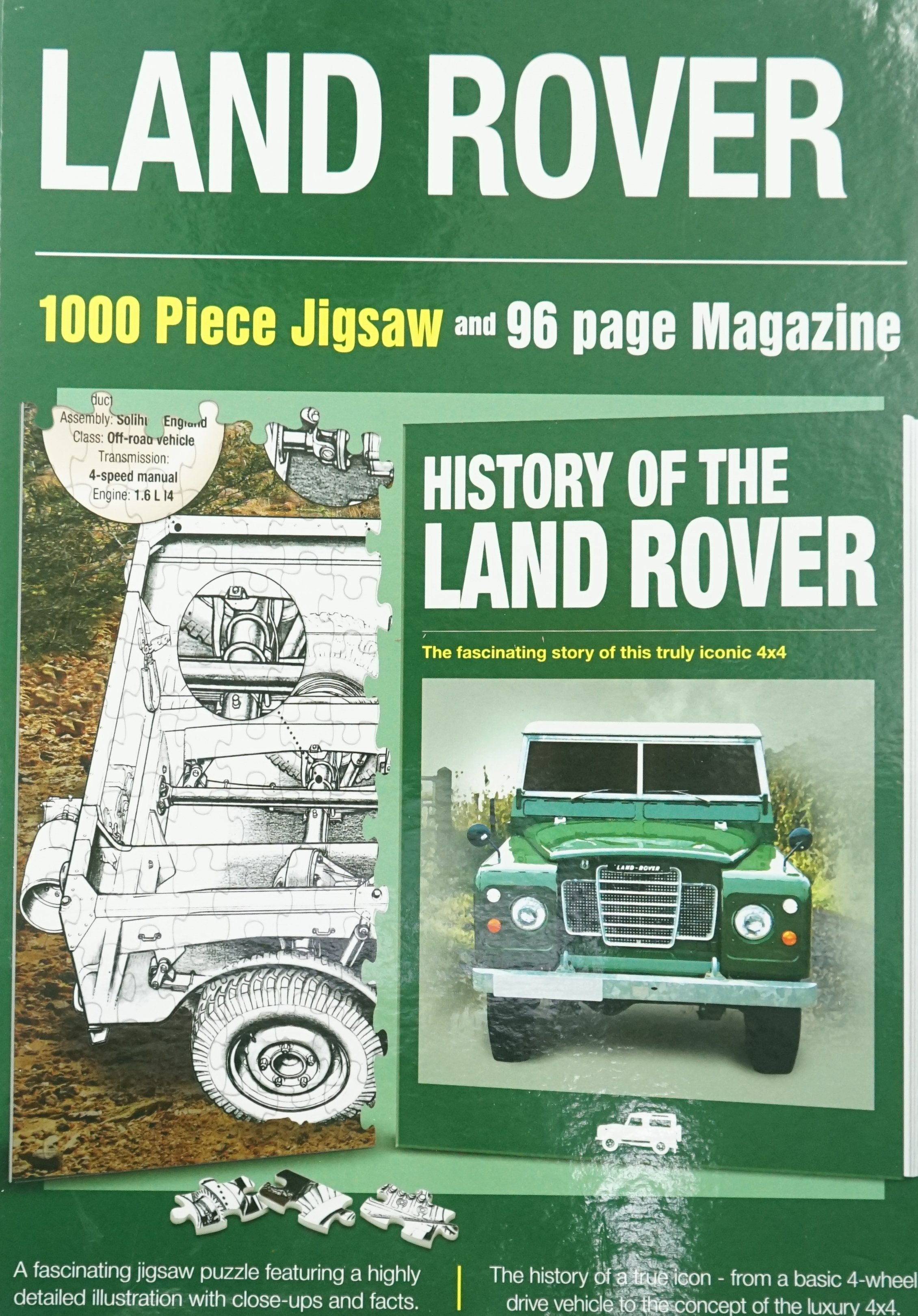 Land Rover Jigsaw & Magazine Gift Set – BookXcess