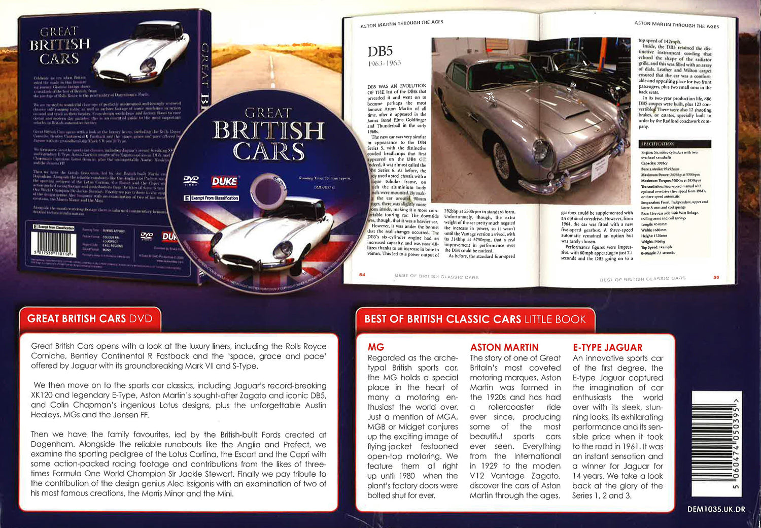 Classic Cars (Dvd And Book Set) – BookXcess