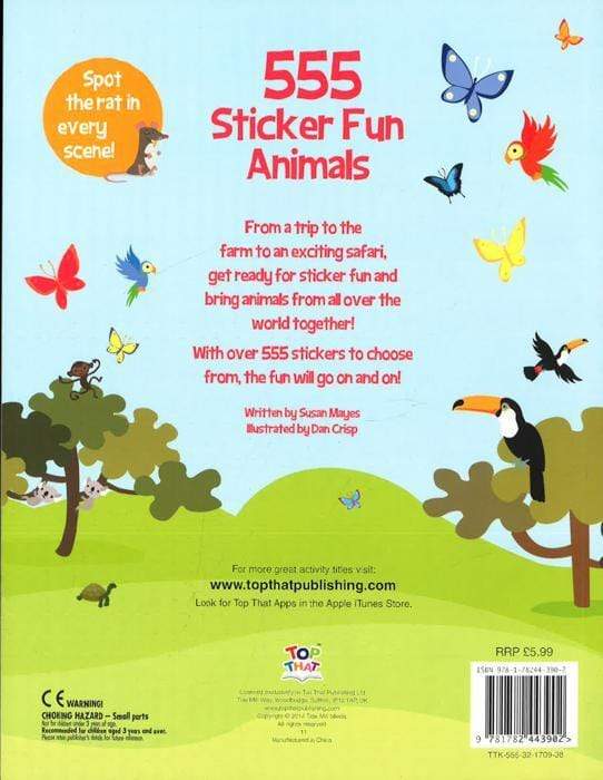 555 Sticker Fun Animals