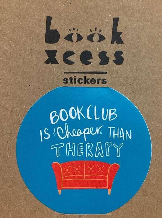 The Book Therapy (Sticker Badges)