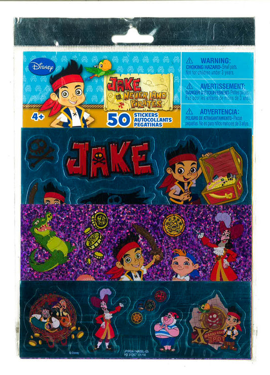 Disney Jake And Never Land Pirates, 50 Stic