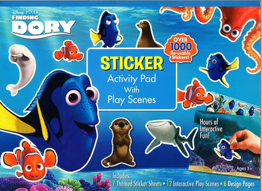 Finding Dory Sticker Activity Pad With Play Scenes
