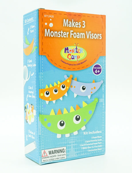 Monster Camp Makes 3 Monster Foam Visors