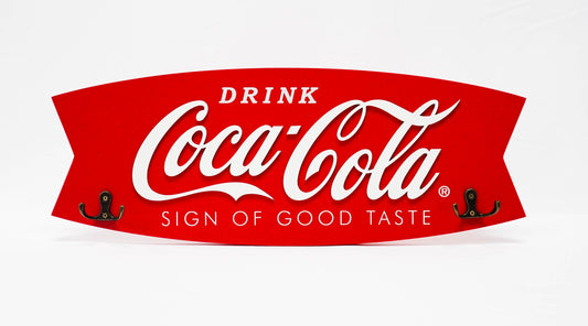 Coca - Cola Fishtail Coat Rack