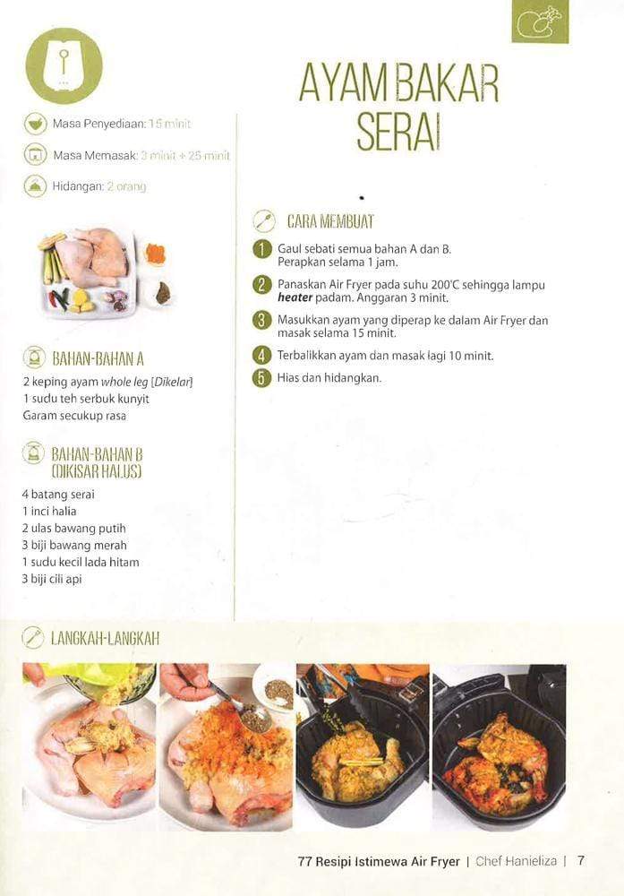 77 Resipi Istimewa Air Fryer