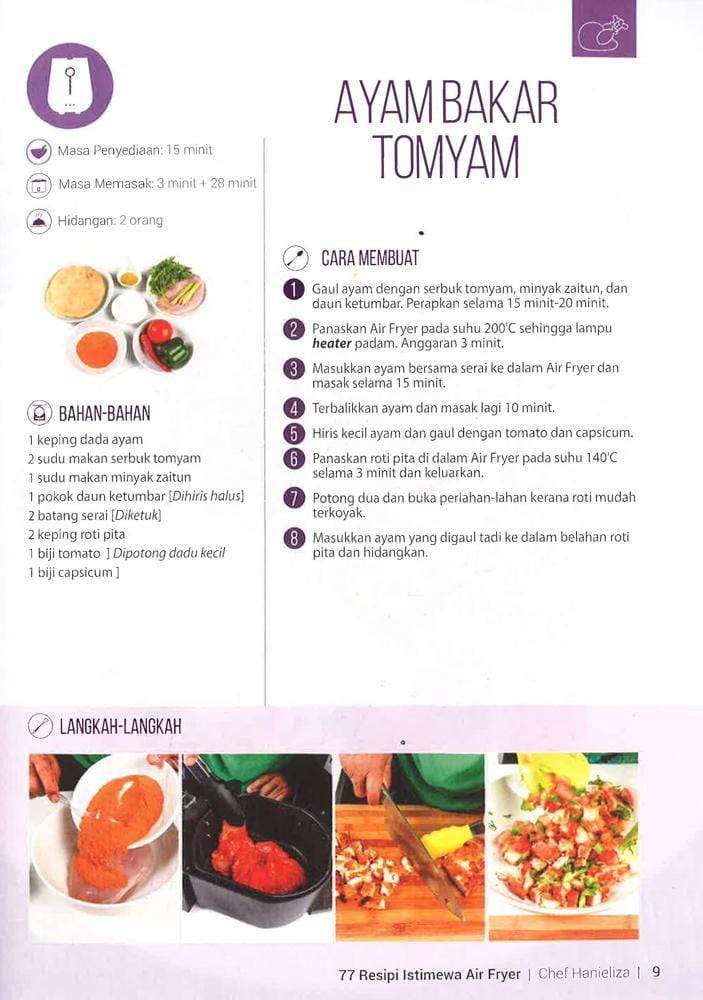 77 Resipi Istimewa Air Fryer