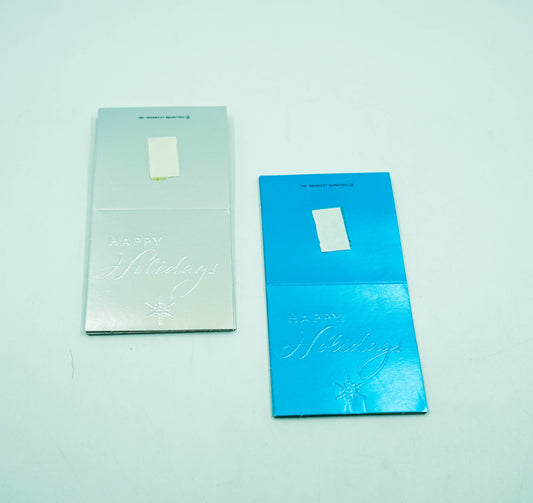 Hallmark Foil Gift Tags Silver/Blue (15Pcs)