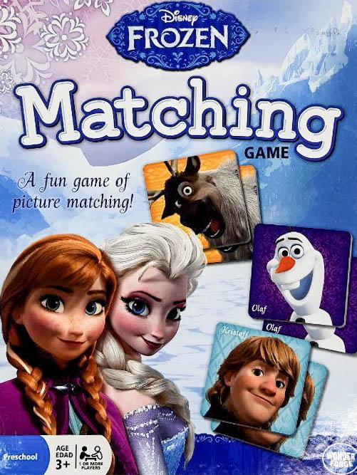 Matching Game Frozen