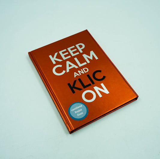 Cuaderno Klic Keep Calm Liso