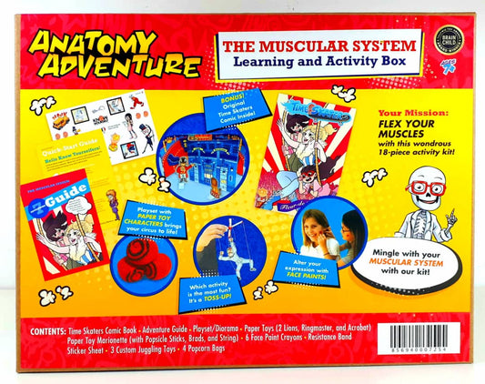 [Flash Sale  RM 13.93 from  1-6 May 2024] The Muscular System: Learning And Activity Box