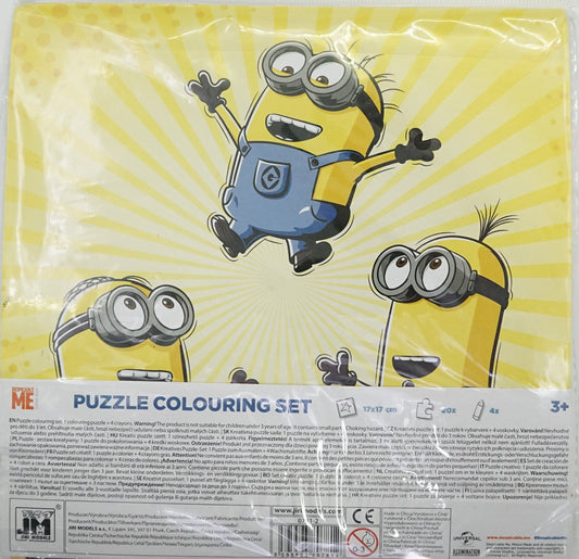 Despicable Me Puzzle Colouring Set