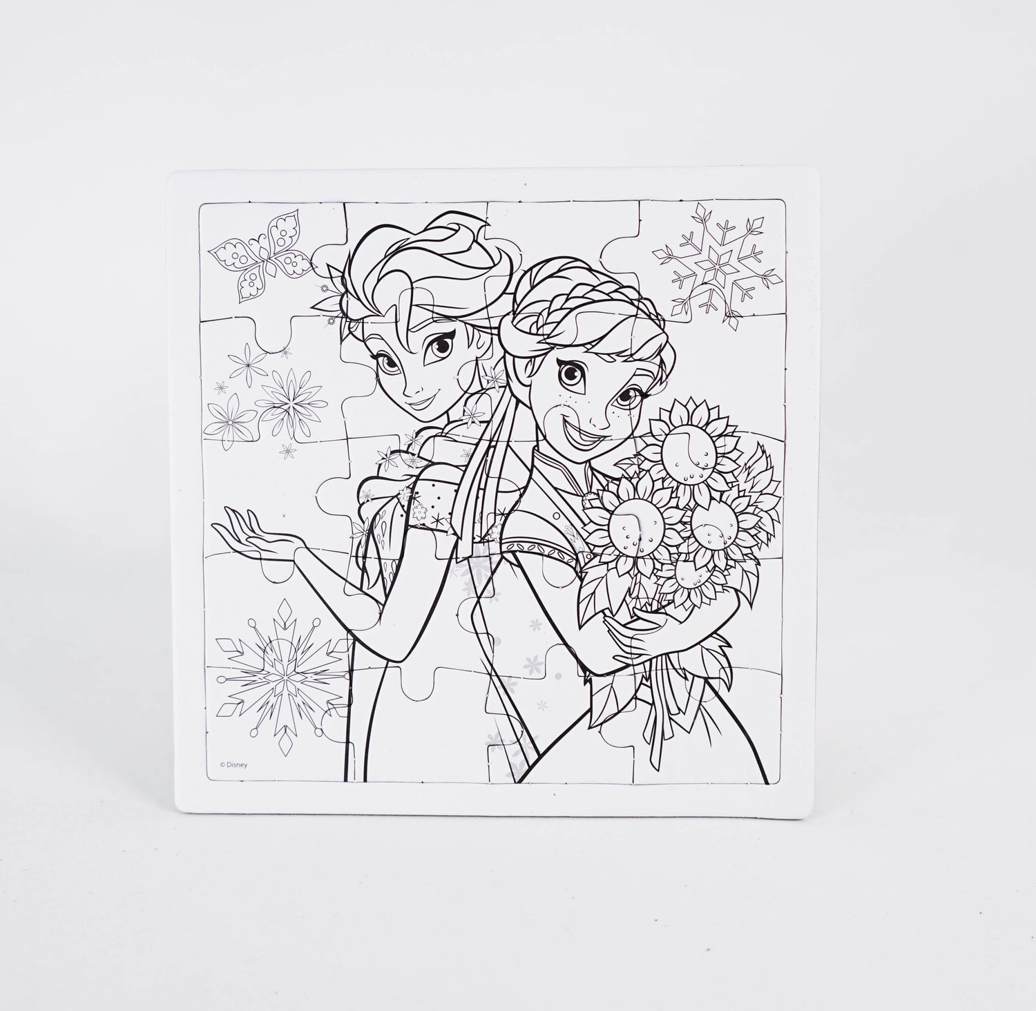 Frozen Fever Puzzle Colouring Set W/ Crayon BookXcess