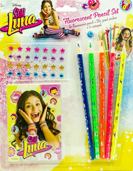 Disney Soy Luna: Fluorescent Pencil Set