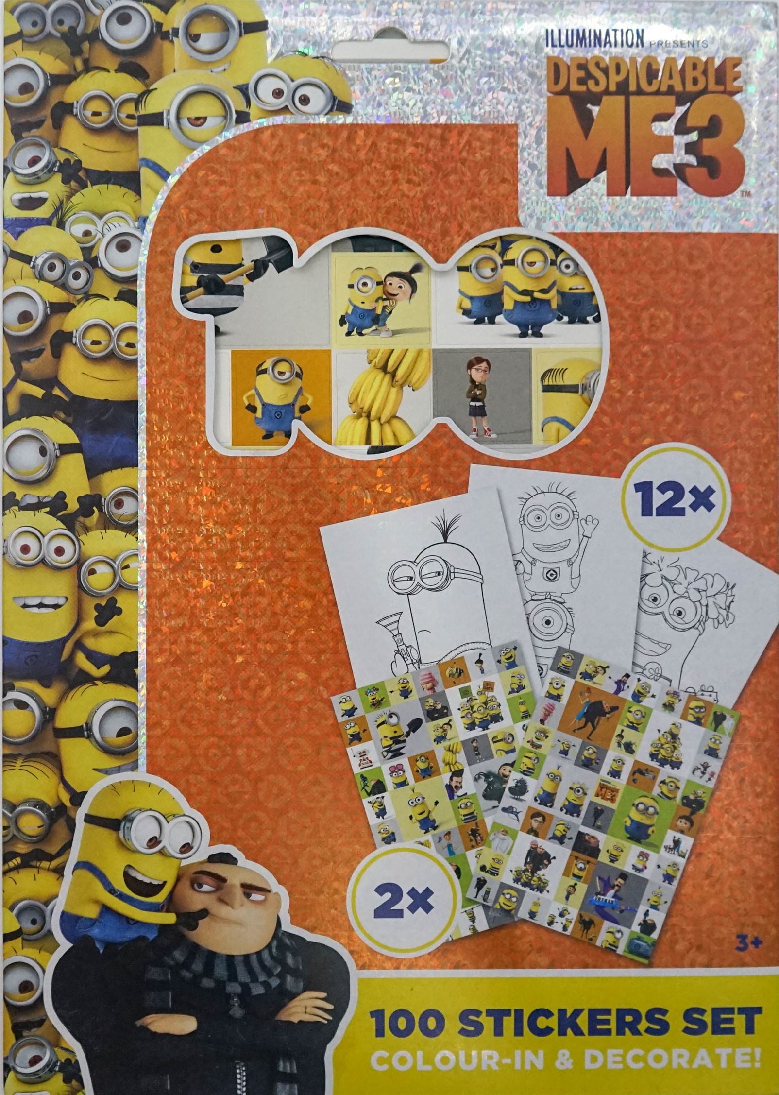 Despicable Me Sticker Making Despicable Me 100 Stickers Set Activity – BookXcess